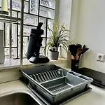 Apartman In Ruhiger Lage-waschmaschine-balkon