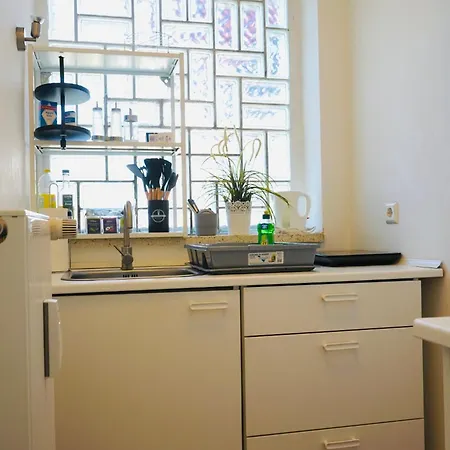 In Ruhiger Lage-waschmaschine-balkon Apartamento